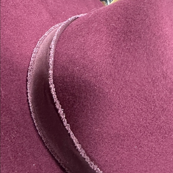 Free People Olive & Pique Kanan Felt Hat Burgundy One Size 23”